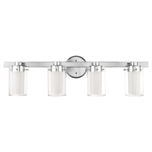 Manhattan 4-Light Bath Vanity Light in Polished Chrome