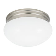 Webster 2-Light Flush Mount in Brushed Nickel