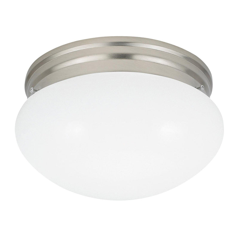 Webster 2-Light Flush Mount in Brushed Nickel