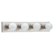 Center Stage Four Light Wall / Bath in Brushed Stainless