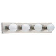 Center Stage 4-Light Bath Vanity Light in Brushed Stainless