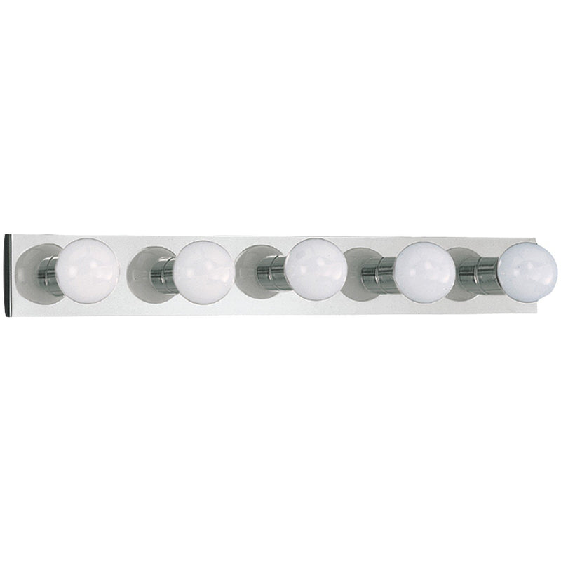 Center Stage 5-Light Bath Vanity Light in Chrome