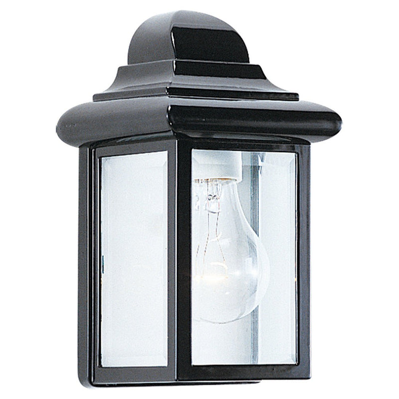 Mullberry Hill One Light Outdoor Wall Lantern in Black