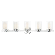 Manhattan 5-Light Bath Vanity Light in Polished Chrome