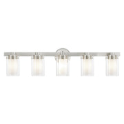 Manhattan 5-Light Bath Vanity Light in Brushed Nickel