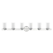Manhattan 6-Light Bath Vanity Light in Polished Chrome