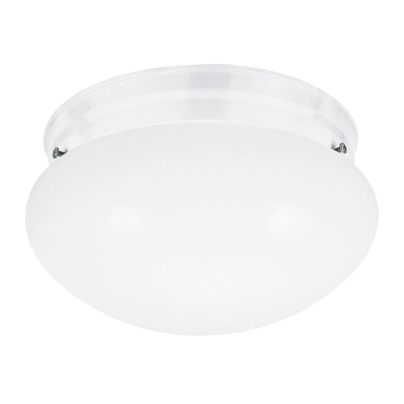 Webster One Light Flush Mount in White
