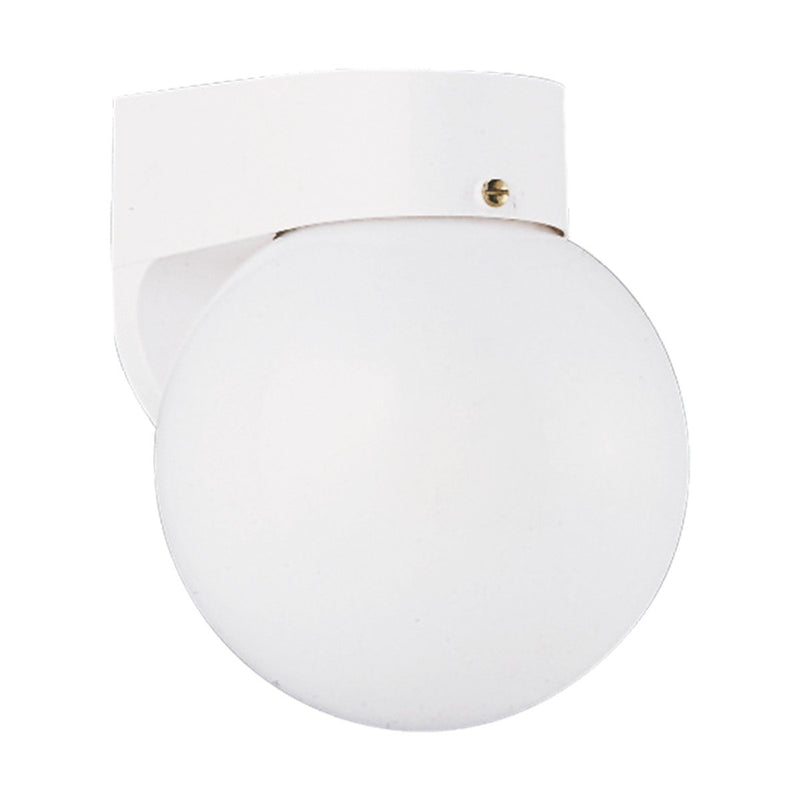 Outdoor Wall Globe Outdoor Wall Lantern in White
