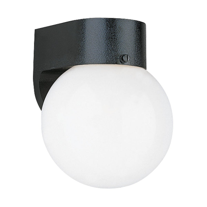 Outdoor Wall Globe Outdoor Wall Lantern in Black