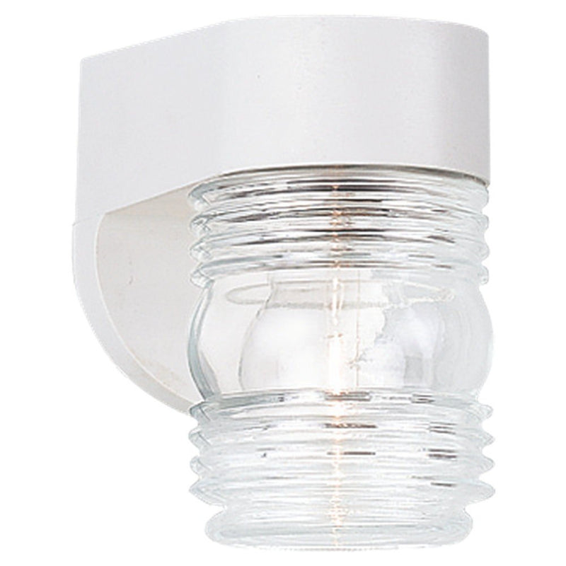 Outdoor Wall 6" Outdoor Wall Lantern in White