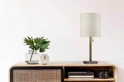 Liam Table Lamp in Antique Brass