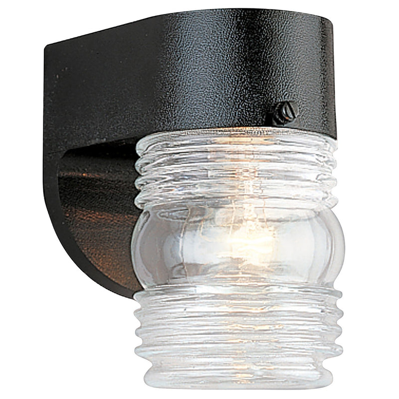Outdoor Wall 6" Outdoor Wall Lantern in Black