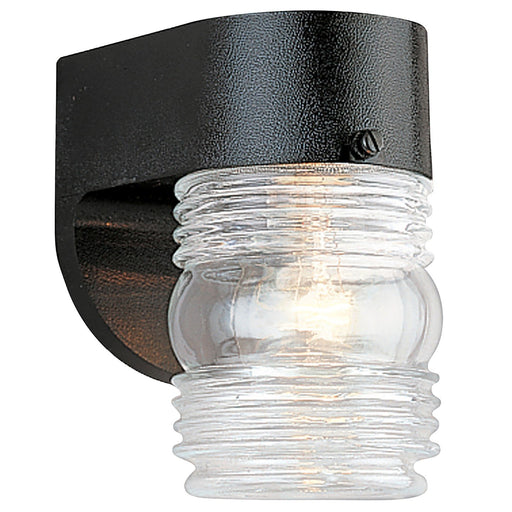 Outdoor Wall 6" Outdoor Wall Lantern in Black