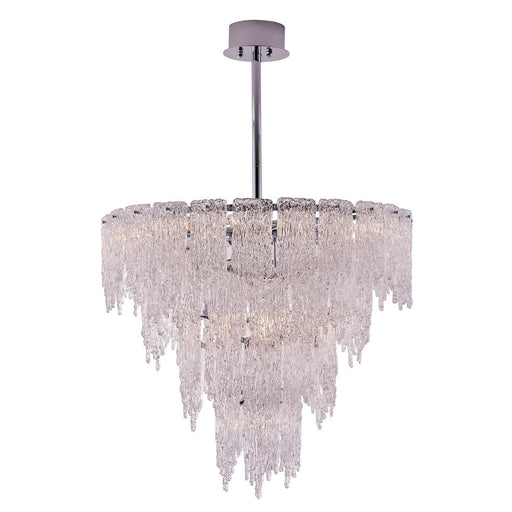 Gisel 19-Light Chandelier in Polished Chrome