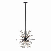 Radiance 18-Light Chandelier in Matte Black
