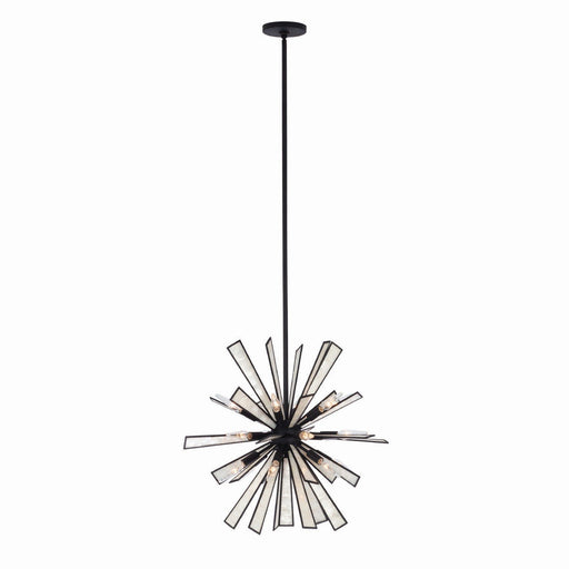 Radiance 18-Light Chandelier in Matte Black