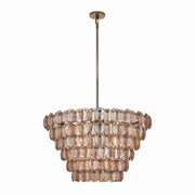 Uroko 14-Light Chandelier in Polished Winter Brass
