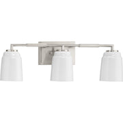 Spenser 3-Light Bath Vanity Light in Brushed Nickel