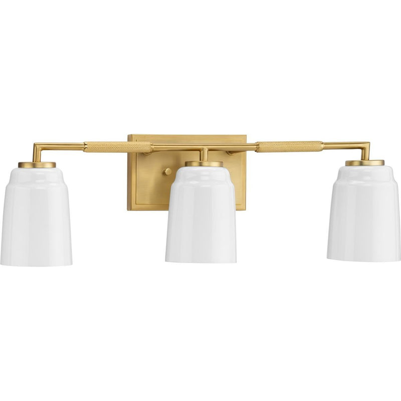 Spenser 3-Light Bath Vanity Light in Brushed Gold