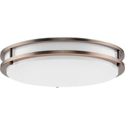 Abide Medium LED Flush Mount in Urban Bronze