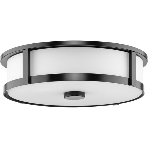 Gilliam 3-Light Flush Mount in Matte Black