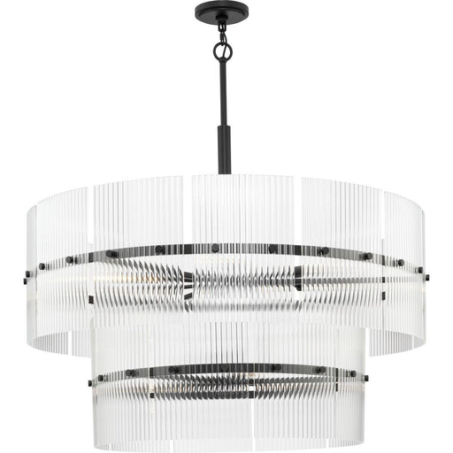 Seville 9-Light Pendant in Matte Black