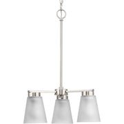 Tanner 3-Light Chandelier in Brushed Nickel