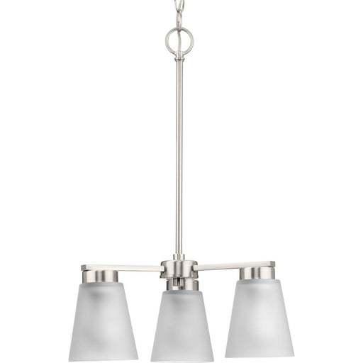 Tanner 3-Light Chandelier in Brushed Nickel