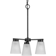 Tanner 3-Light Chandelier in Matte Black
