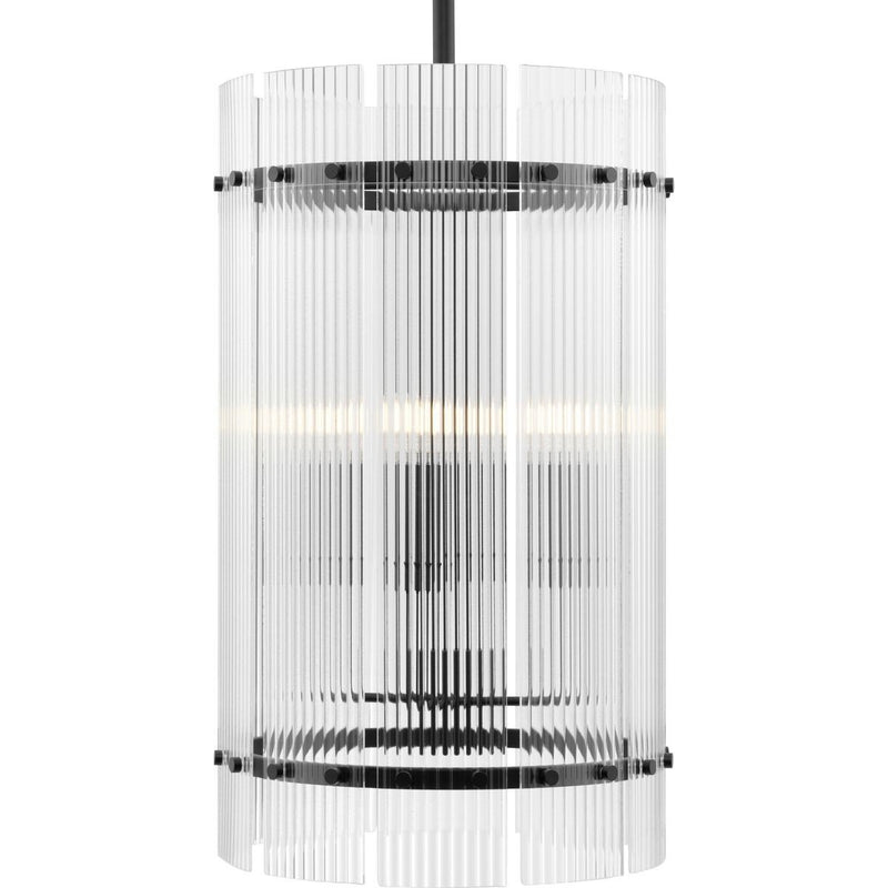 Seville 4-Light Pendant in Matte Black