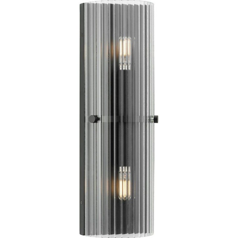 Seville 2-Light Wall Sconce in Matte Black