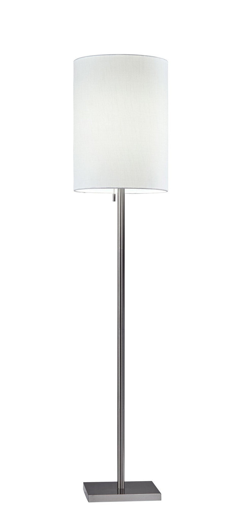 Liam Floor Lamp in Brushed Steel