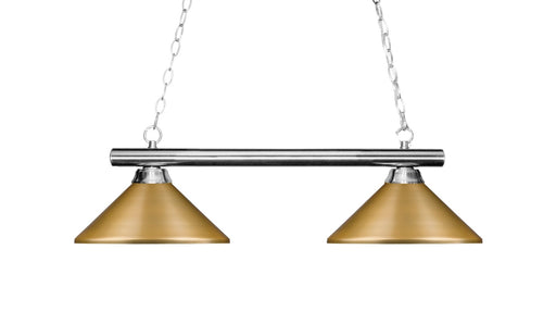 Sharp Shooter 2 Light 42" Billiard in Chrome