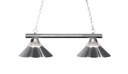 Sharp Shooter 2 Light 42" Billiard in Chrome