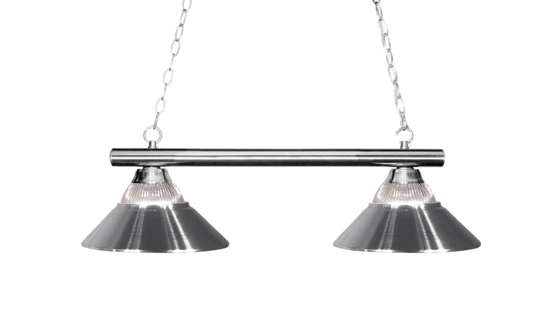 Sharp Shooter 2 Light 42" Billiard in Chrome