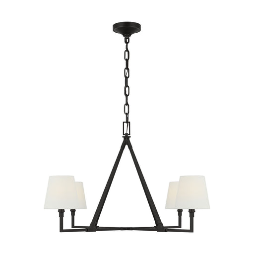 Perth 4-Light Extra Large Chandelier in Aged Iron