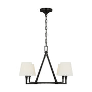 Perth 4-Light Medium Chandelier in Aged Iron
