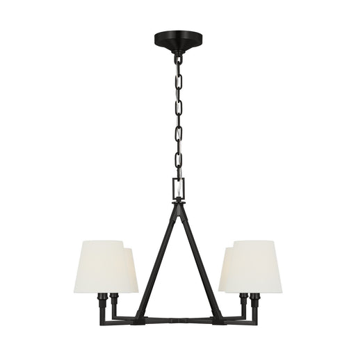Perth 4-Light Medium Chandelier in Aged Iron