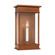 Cupertino Medium Outdoor Wall Lantern in Natural Copper