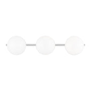 Lune 3-Light Bath Vanity Light in Chrome