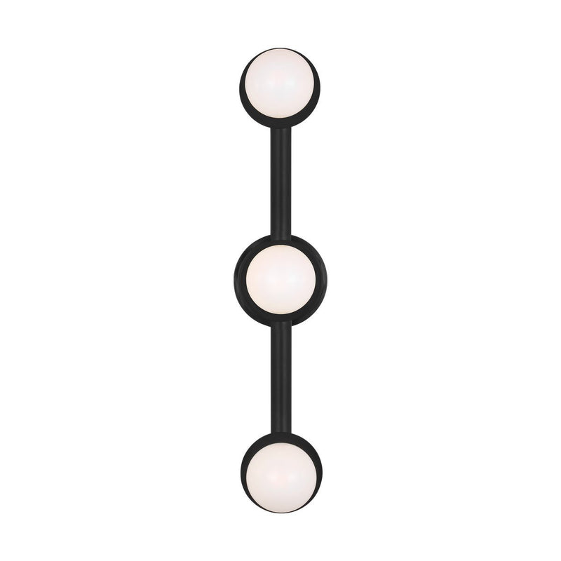 Nodes 3-Light Bath Vanity Light in Midnight Black