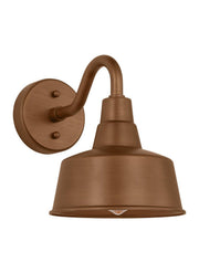 Barn Light StoneStrong Small Outdoor Wall Sconce in Natural Copper