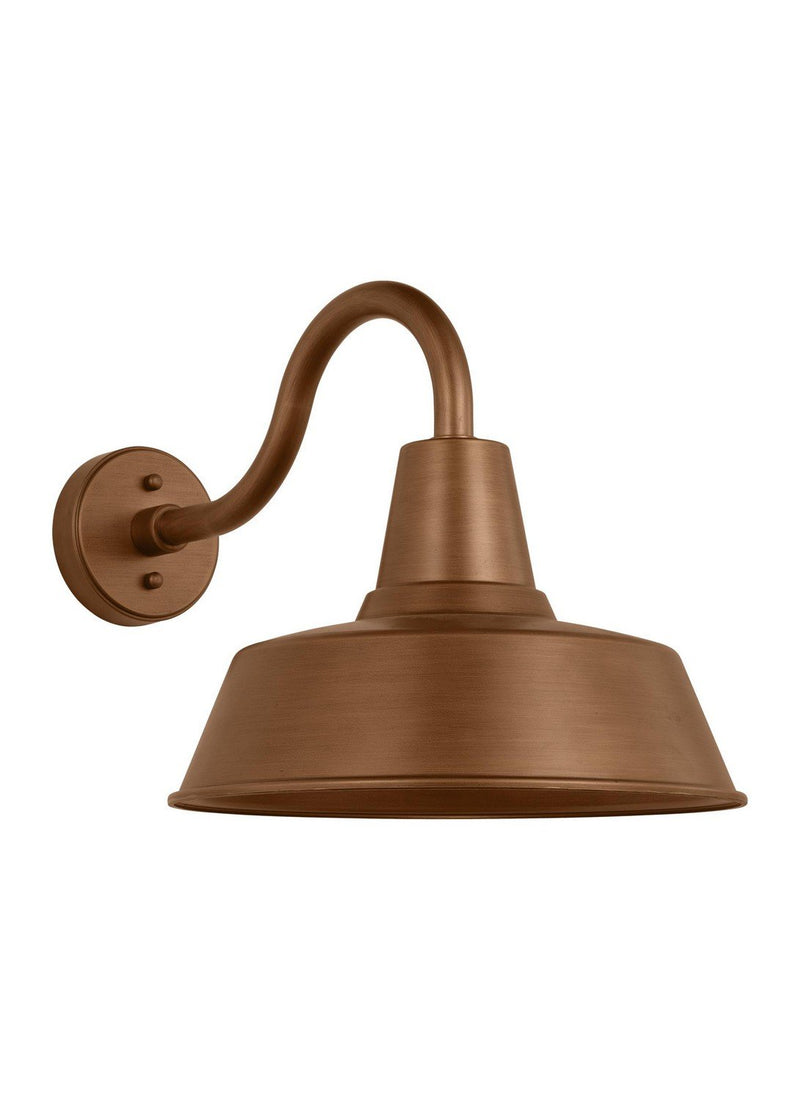 Barn Light StoneStrong Large Outdoor Wall Sconce in Natural Copper