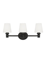 Xavierre 3-Light Bath Vanity Light in Aged Iron