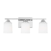 Vinton 3-Light Bath Vanity Light in Chrome