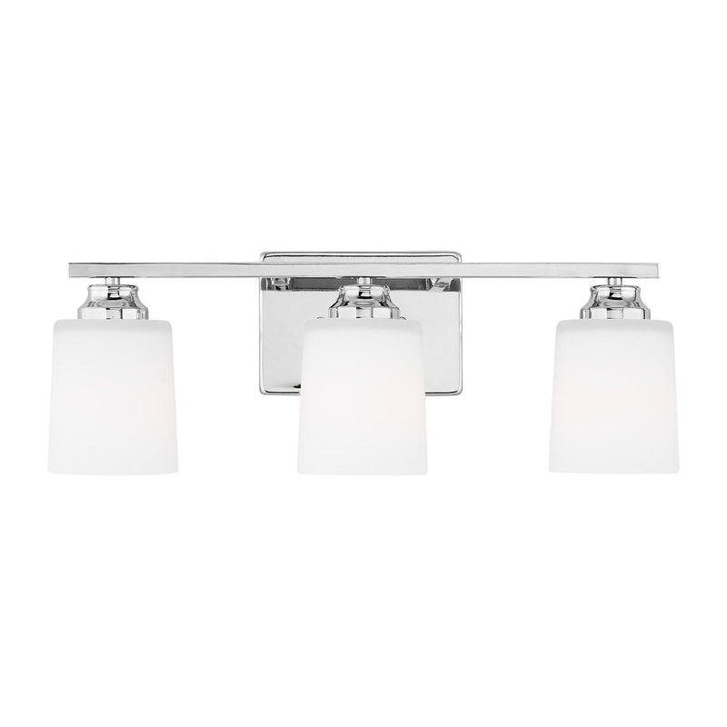Vinton 3-Light Bath Vanity Light in Chrome