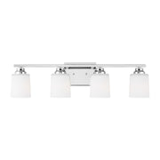 Vinton 4-Light Bath Vanity Light in Chrome