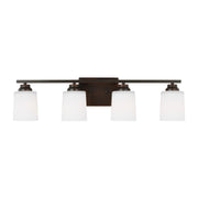 Vinton 4-Light Bath Vanity Light in Bronze