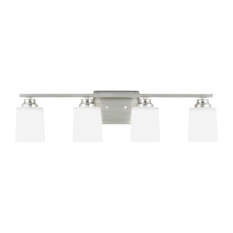 Vinton 4-Light Bath Vanity Light in Brushed Nickel