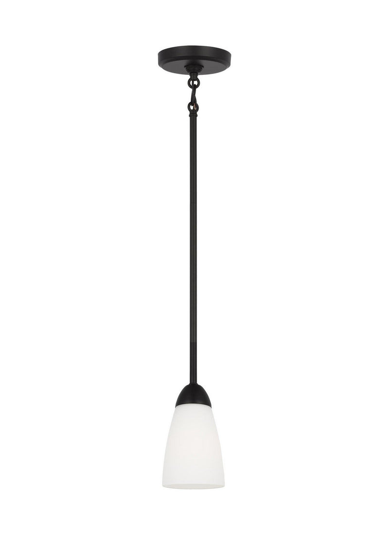 Seville Mini Pendant in Midnight Black